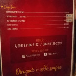 Pizzaria King Carta