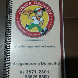 Junior Delivery Pizzaria Carta