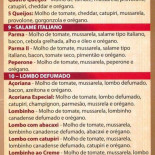 Visa Pizzaria Carta