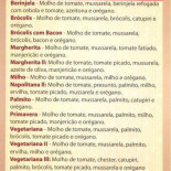 Visa Pizzaria Carta