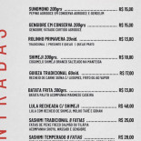 Sushi Sakai Comida Japonesa Carta