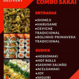 Sushi Sakai Comida Japonesa Carta