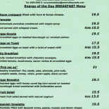 Ta Em Casa Menu