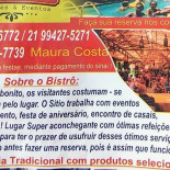 Sitio E Bistro Canaa Carte