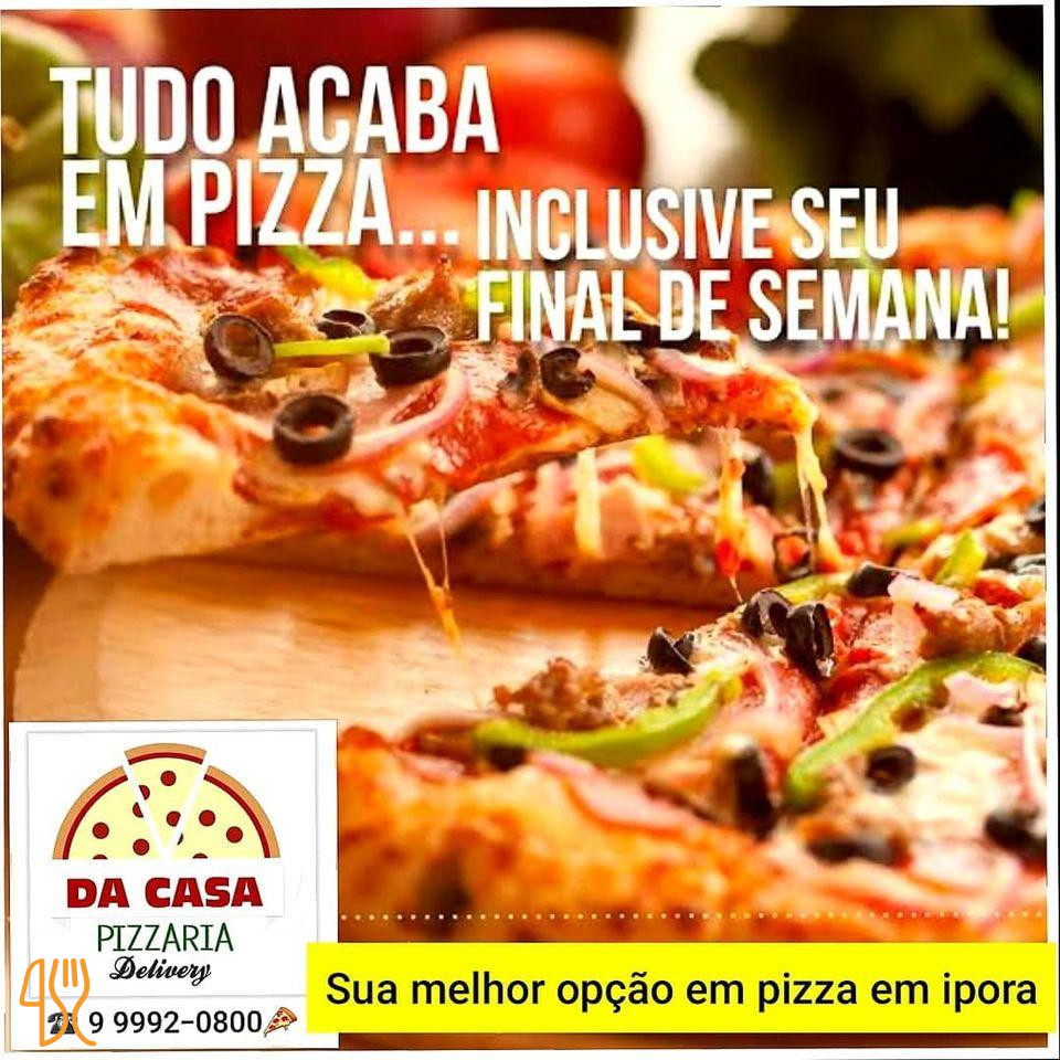Da Casa Pizzaria Delivery Speisekarte