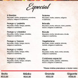 Piccere Pizzarias. Carte
