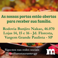 Emília Rotisseria menu