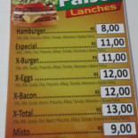 Faísca Lanches Carta