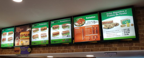 Subway - Ipanema menu