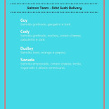 Raw Sushi Carte