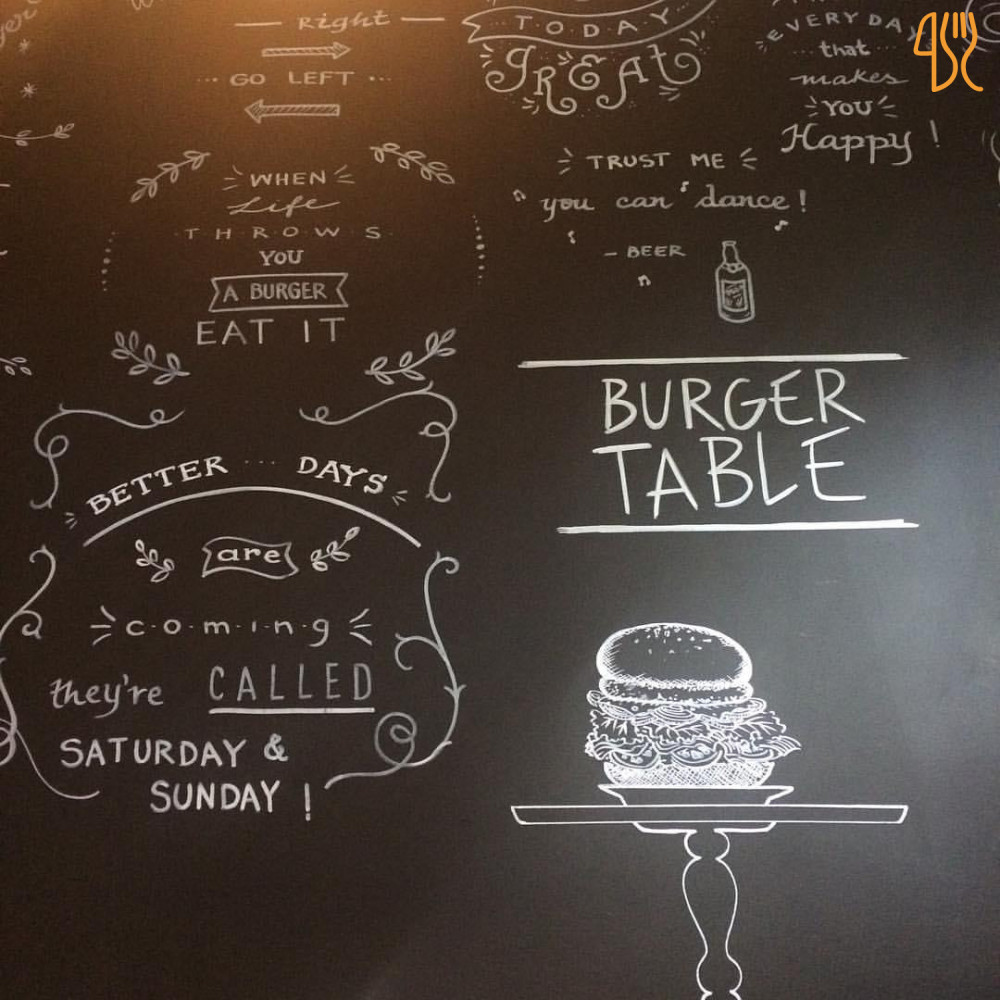 Burger Table Carta