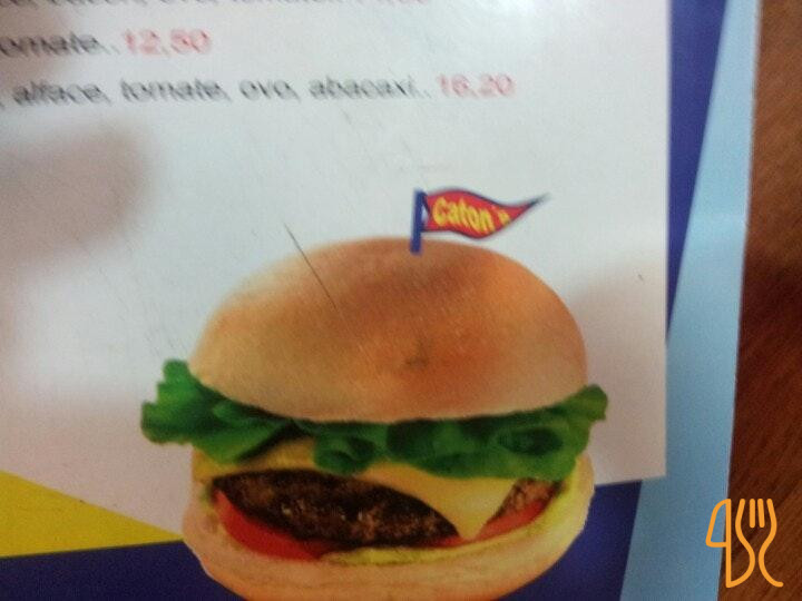 Caton's Burger Carte