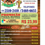 Pizzaria Boing Carte