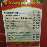 Acarajé Da Ieda Carte