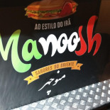 Manoosh Sabores Do Oriente. Carte