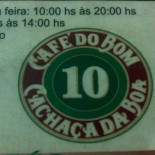 Café Do Bom, Cachaça Da Boa Carte