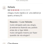 I Love Yakisoba Cardápio