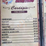 Maritimo Cardápio