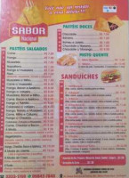 Sabor Nacional menu
