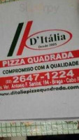 D'italia Pizza Quadrada food
