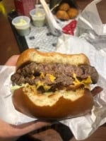 Garage Steak Burger food