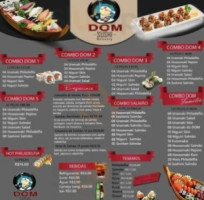 Dom Sushi menu