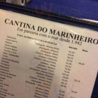Cantina do Marinheiro menu