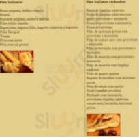 Italianinha menu