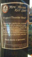 Tropic Thunder Rock Cafe food