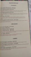 Castanheiras menu