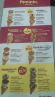 Fominha Pizza Cone menu