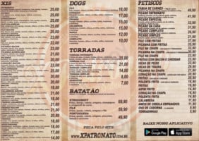 Xis Patronato menu