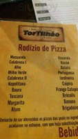 E Pizzaria Tortilhao menu