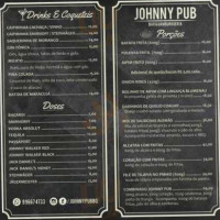 Johnny Pub menu