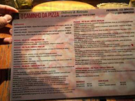 O Caminho Da Pizza menu