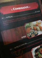 Japa Uai menu