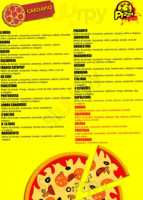 Pizza D'la Rose menu