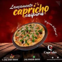 Que Capricho Disk Pizza food