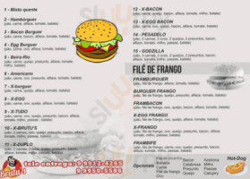 Gauchos Lanches menu