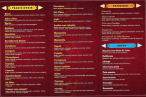 Boca Do Forno Pizzaria Delivery menu