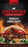 Premium Steak Burger food