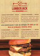 The Lumberjack Burgers food