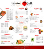 Suki Temakeria menu