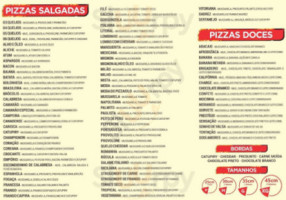 Empório Pizzaria menu