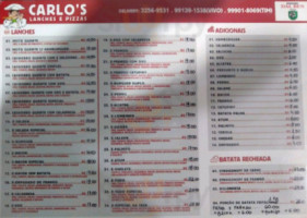 Carlos Lanches menu