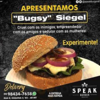 Speak Burger food