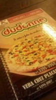 Dudonne Pizzas menu