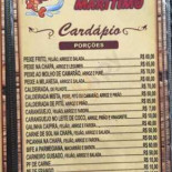 Maritimo Cardápio