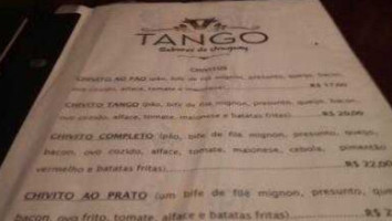 Tango Sabores De Uruguay menu