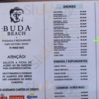 Buda Beach menu